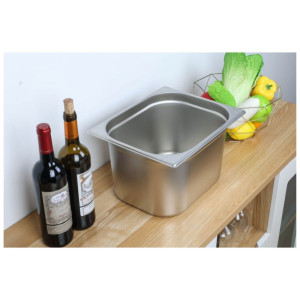Bac Gastro GN 1/2 Inox - Dubina 200 mm - 12,5 L - Dynasteel