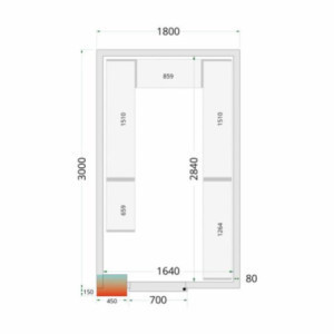 Kit Rayonnage Chambre Froide 1800x3000 | Marka TEFCOLD