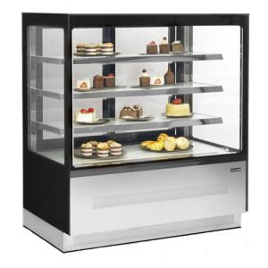 Vitrine Hladnjak Pult 2 Staklena Vrata Crna - TEFCOLD LPD1203F/BLACK | Fourniresto