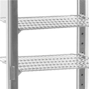 Vitrine Hladnjak Pult Staklena Vrata Siva 78L TEFCOLD - Profesionalna oprema visoke kvalitete