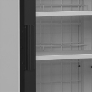 Vitrina zamrzivač sa staklenim vratima i nadstrešnicom - 440L TEFCOLD: optimalna prezentacija vaših smrznutih proizvoda