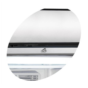 Stakleni zamrzivač s nadstrešnicom - 270 L TEFCOLD: vidljivost, estetika i optimalno očuvanje