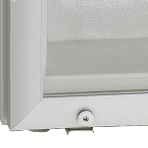 Bijeli stolni zamrzivač s 1 staklenim vratima - 48 L | TEFCOLD