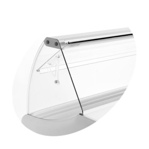 Otvoreni zamrzivač za sladoled s staklenim zaštitnim staklom - 264L TEFCOLD: Profesionalna vitrina za sladoled