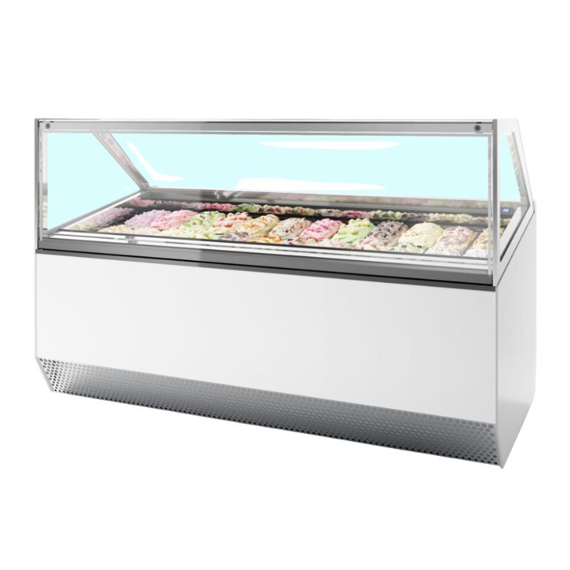 Vitrine za sladoled s ventilacijom s ravnim prednjim dijelom - Tefcold Millennium ST24 | Fourniresto