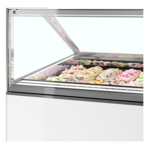 Vitrine za sladoled s ventilacijom s ravnim prednjim dijelom - TEFCOLD MILLENNIUM ST16 | Fourniresto
