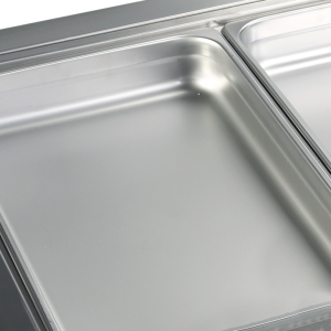 Statistički rashladni spremnik od nehrđajućeg čelika TEFCOLD GN1/1 - 68 L