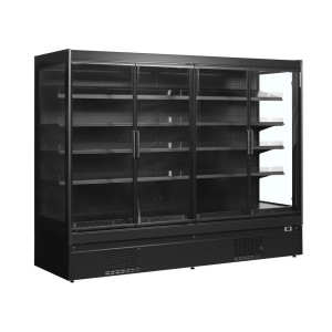 Vitrine Réfrigérée TEFCOLD Positive Noir - 1540 L Supermarket