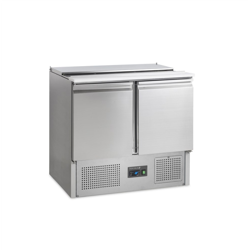 Saladette rashladna pozitivna GN 1/1 inox 230L TEFCOLD - 2 vrata