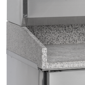 Stol za pizzu od nehrđajućeg čelika TEFCOLD - 400x600mm - 2 vrata - Visoka kvaliteta