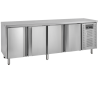 Negativni rashladni stol od nehrđajućeg čelika - 4 vrata - GN 1/1 TEFCOLD: optimalne performanse u kuhinji!