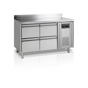 La Table Réfrigérée Positive avec Dosseret en Inox - 4 Tiroirs GN 1/1 TEFCOLD : učinkovitost i performanse u profesionalnoj kuhi
