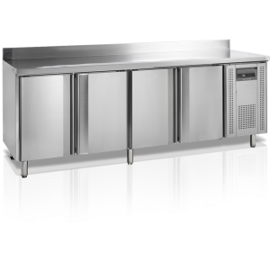 Hladnjak za grickalice s pultom i stražnjim dijelom - 4 vrata - 460 L TEFCOLD Hladnjak za grickalice s pultom 4 vrata - 460 L