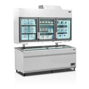 Bijeli zamrzivač 545L TEFCOLD - Ventilirano hlađenje - Komercijalna ušteda prostora