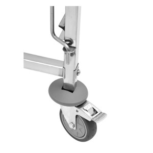 Inox kolačarska kolica s 16 razina Dynasteel – Optimizirano skladištenje za profesionalnu kuhinju