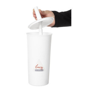 Četka za WC i bijeli držač Jantex: Učinkovita higijena, elegantan dizajn