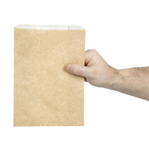 Vrećice za vruće grickalice biorazgradive 292x127 mm - Paket od 500 Vegware