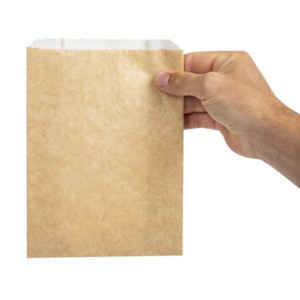 Vrećice za vruće grickalice kompostabilne 229 x 165 mm - Paket od 500 Vegware