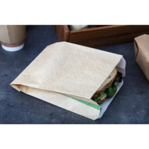 Vrećice za vruće grickalice kompostabilne 229 x 165 mm - Paket od 500 Vegware