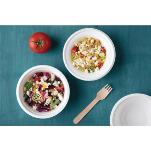 Okrugle biorazgradive vrećice od bagasa 350ml - Paket od 50 Fiesta Green