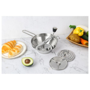 Mlinac za povrće s 3 rešetke - 2, 3 i 4 mm - Dynasteel