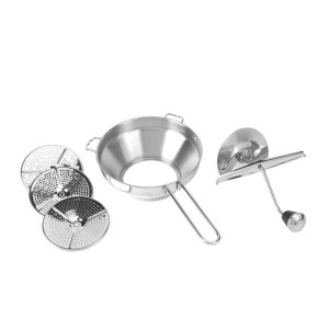 Mlinac za povrće s 3 rešetke - 2, 3 i 4 mm - Dynasteel