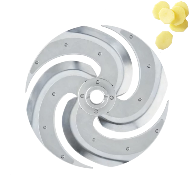 Rezač za tanko rezanje - Rezanje na kockice - Krumpir kuhani 4 mm Robot-Coupe za R 502 / R 502 VV / R 652 / R 652 VV