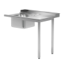 Stol za punjenje za perilicu posuđa s lijevim sudoperom