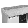 Namještaj za pizzu 600x400 - 3 vrata Dynasteel | Kvalitetan nehrđajući čelik