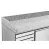 Meuble za pizzu 600x400 2 vrata i 7 ladica Dynasteel - Priprema pizza