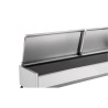 Saladette Hladnjak za postavljanje Poklopac Inox - 9 x GN 1/3 - Dynasteel