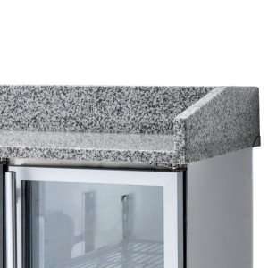 Kompaktni rashladni ormarić za pizzu 600x400 - 3 staklena vrata - Dynasteel