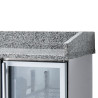 Kompaktni rashladni ormarić za pizzu 600x400 - 3 staklena vrata - Dynasteel