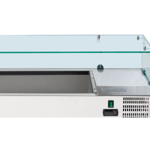 Saladette hlađena staklena 5 x GN 1/4 - Dynasteel