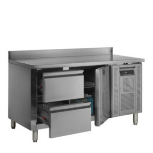 Comptoir réfrigéré TEFCOLD 282L čelik inox & ladice GN1/1