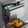 Comptoir réfrigéré TEFCOLD 282L čelik inox & ladice GN1/1