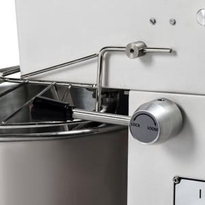 Pétrin 50 L s odvojivom posudom i podiznom glavom - 2 brzine - Dynasteel