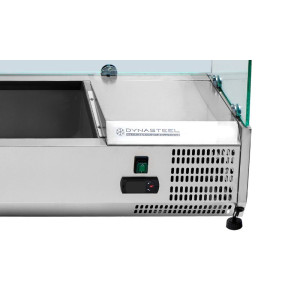 Saladette Hladnjak sa Staklom 6 x GN 1/4 Dynasteel: Optimalna organizacija u kuhinji