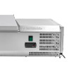 Saladette Hladnjak za postavljanje Poklopac Inox - 3 x GN 1/3 + 1 x GN 1/2 - Dynasteel