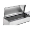 Saladette Hladnjak za postavljanje Poklopac Inox - 3 x GN 1/3 + 1 x GN 1/2 - Dynasteel