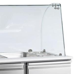 Saladette rashladna pozitivna GN 1/1 inox 230L TEFCOLD - 2 vrata