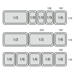 Saladette Hladnjak GN 1/1 Inox - 2 Vrata - 201 L TEFCOLD