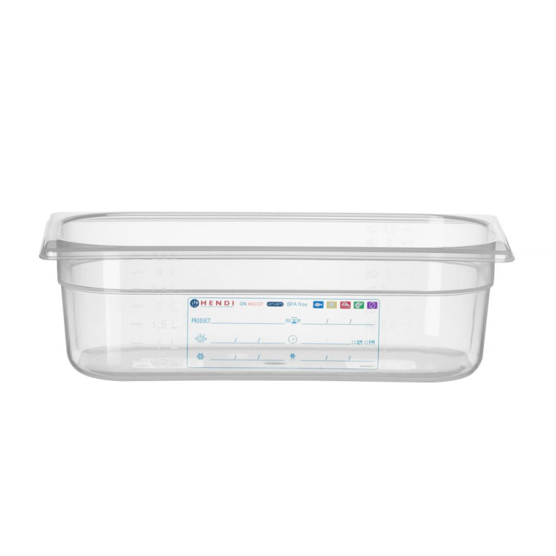 Bakar Gastronorm 1/3 - Brend HENDI - Fourniresto