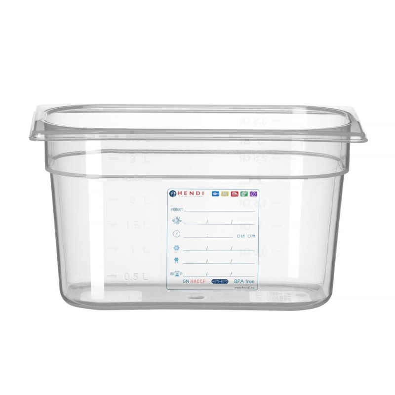 Bakar Gastronorm 1/4 - Marka HENDI - Fourniresto