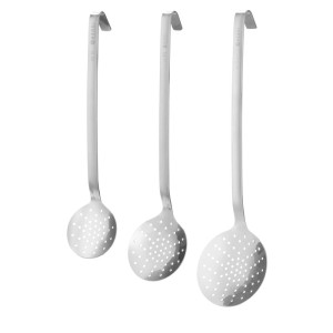 Žlica za cijeđenje od nehrđajućeg čelika - promjera 80 mm