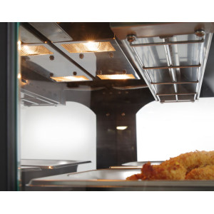 Grijana vitrina s dva nivoa od kvarca