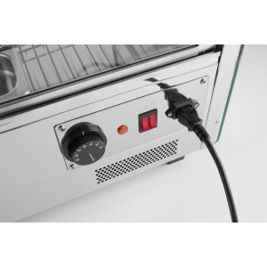 Vitrina za topljenje stola - 3 razine - 120 L