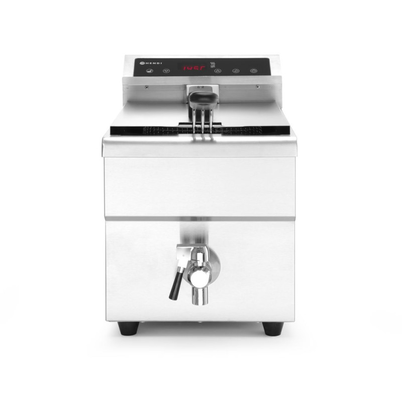 Friteza s indukcijskim grijanjem i slavinom za odvod - 8 L