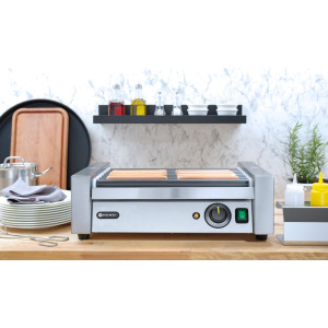 Roštilj na kotačima za kobasice - 7 valjaka