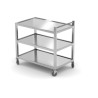 Ultra izdržljiva servisna kolica - 3 razine - HENDI